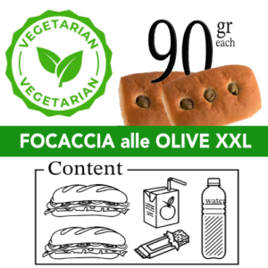 Vegetarian Focaccia Olive XXL